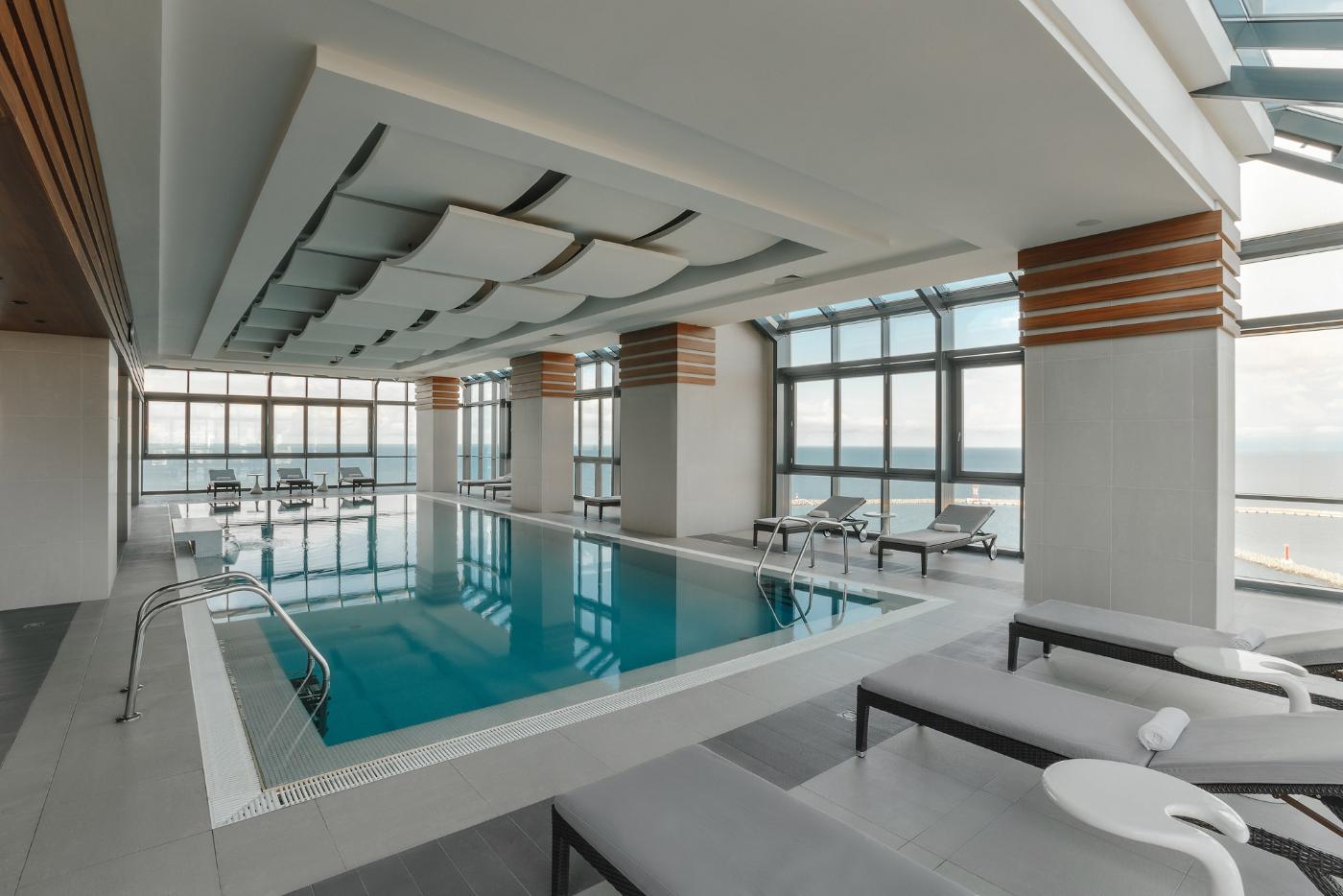 Would you like to visit the fitness room or swim in the pool?